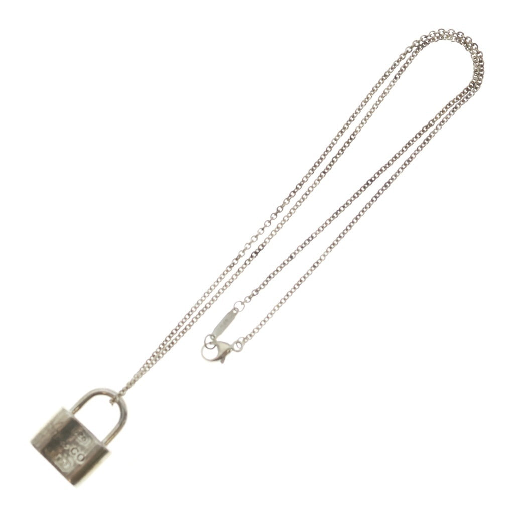 TIFFANY & Co.(ティファニー) ロックチャームネックレス Ag925 シルバー レディース
