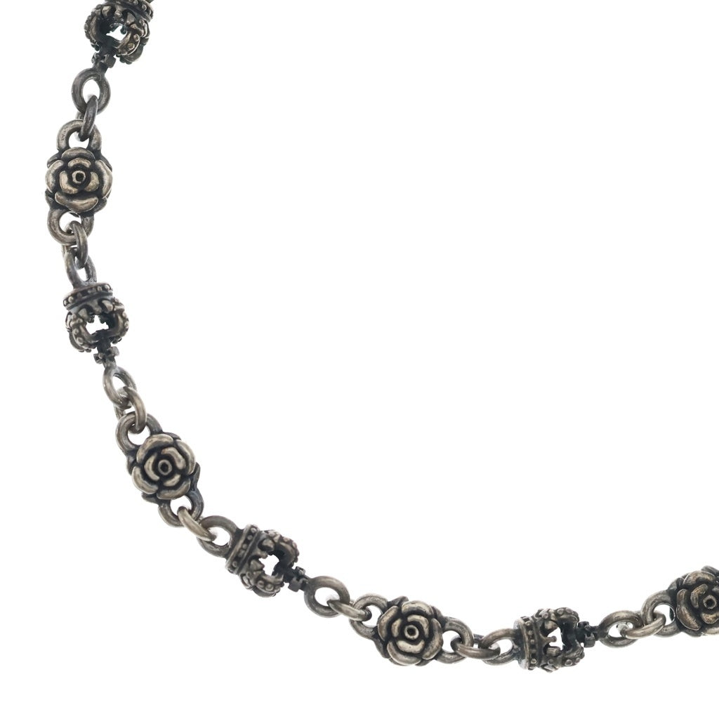 Justin Davis(ジャスティンデイヴィス) WICKED ROSE CHAIN ウィキッド ローズ チェーンネックレス シルバー