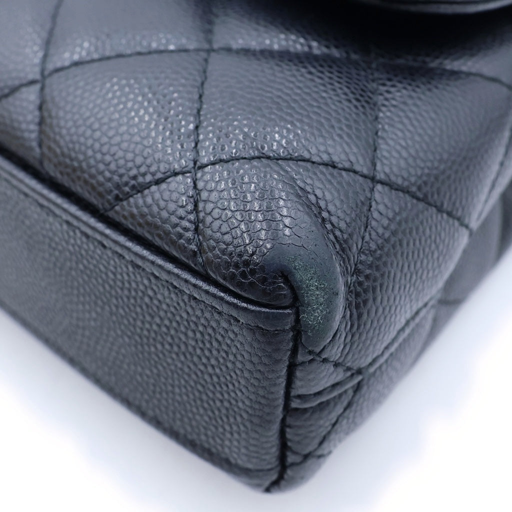 CHANEL(シャネル) マトラッセ ココハンドル ミニ キャビアスキン ゴールド金具 チェーン2WAYショルダーバッグ ブラック/ゴールド AP4244 レディース