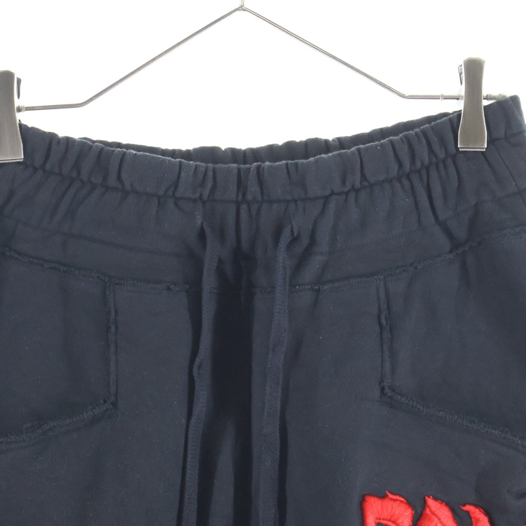 cvtvlist(カタリスト) USUAL SWEAT PANTS ロゴエンブロイダリー ユージュアル スウエット イージーパンツ ブラック 2501100401