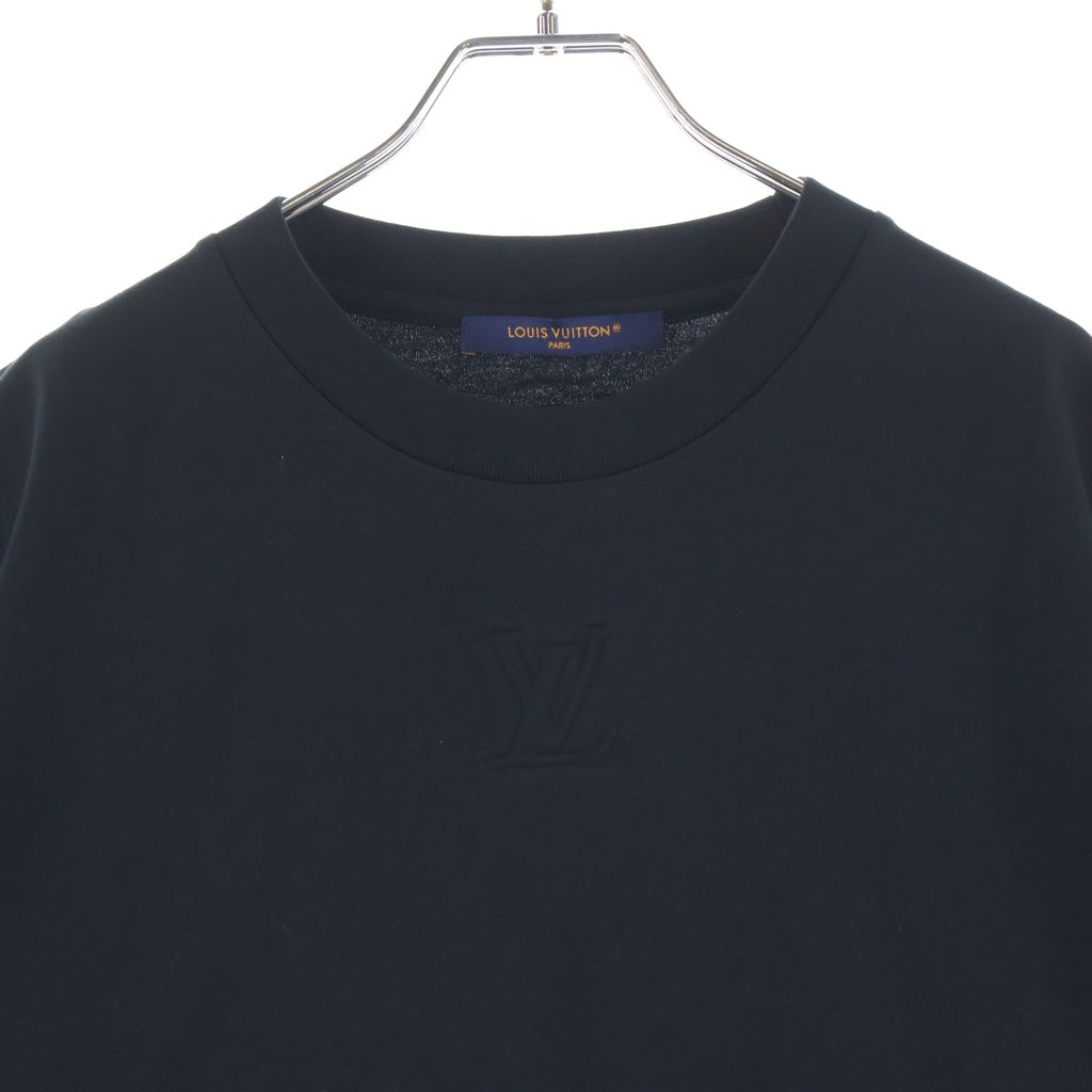 LOUIS VUITTON(ルイヴィトン) 24SS LVエンボスロゴ 半袖クルーネックTシャツ ブラック HNY55W