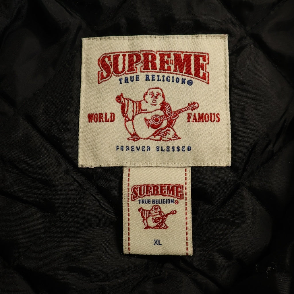 SUPREME(シュプリーム) 25AW ×True Religion Quilted Lined Plaid Flannel Shirt トゥルーレリジョン キルテッド ラインド プレイド フランネルシャツ チェック長袖シャツ ブラウン
