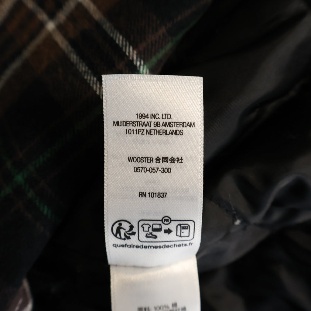 SUPREME(シュプリーム) 25AW ×True Religion Quilted Lined Plaid Flannel Shirt トゥルーレリジョン キルテッド ラインド プレイド フランネルシャツ チェック長袖シャツ ブラウン