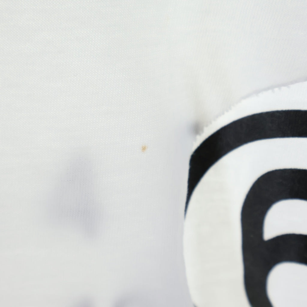 MM6 Maison Margiela(エムエムシックスメゾンマルジェラ) 23SS Numbering Logo T-Shirt ナンバリング ロゴ半袖Tシャツカットソー ホワイト S62GD0146