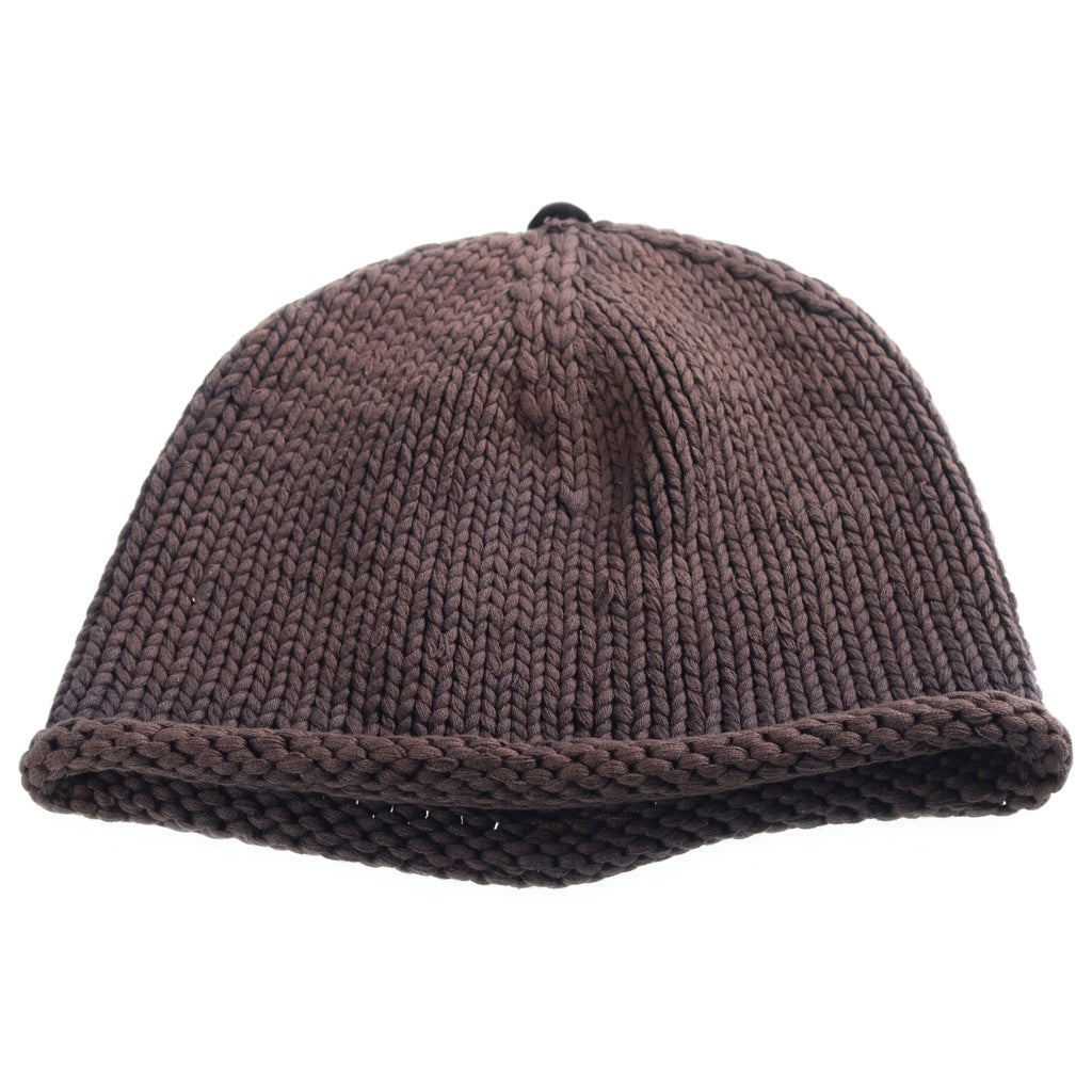 CHROME HEARTS(クロムハーツ) OLD BEANIE CROSS PATCH オールド クロスパッチ付き ビーニー ニット帽子 ブラック
