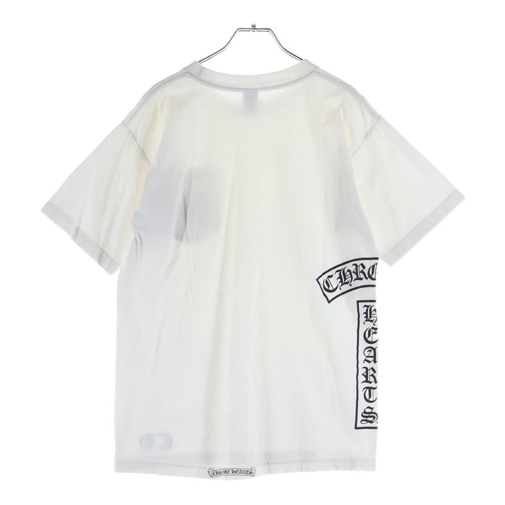 CHROME HEARTS(クロムハーツ) OLD T BAR FLUER S/S TEE オールド Tバー BSフレアプリント半袖Tシャツ ホワイト