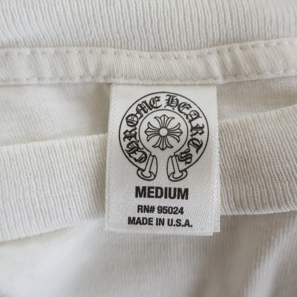 CHROME HEARTS(クロムハーツ) OLD T BAR FLUER S/S TEE オールド Tバー BSフレアプリント半袖Tシャツ ホワイト