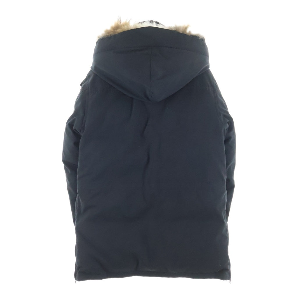 CANADA GOOSE(カナダグース) BANCROFT バンクロフト ファーフード付きジップアップナイロン ダウンジャケット ブラック 3341JM