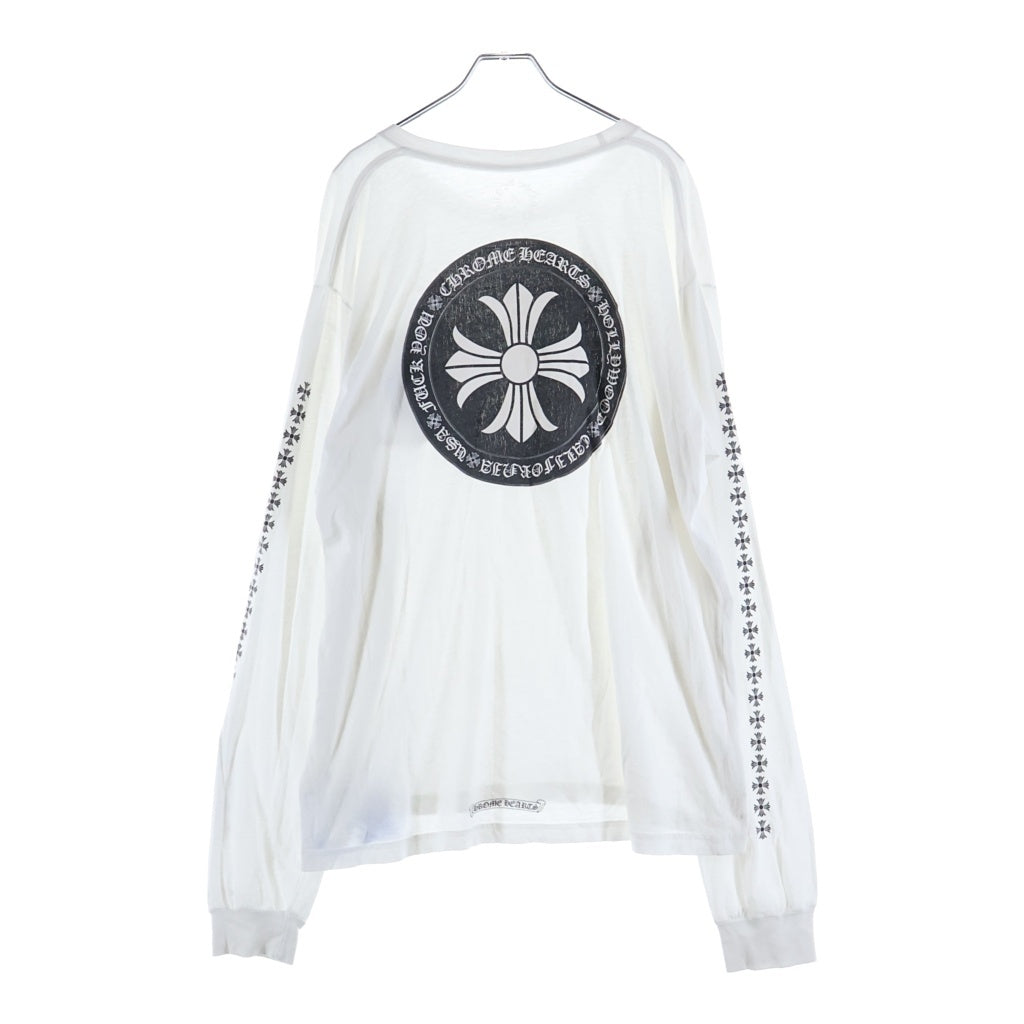 CHROME HEARTS(クロムハーツ) CH PLUS L/S Tee CHプラス 長袖Tシャツカットソー ホワイト