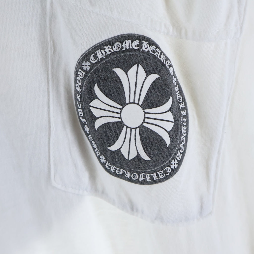 CHROME HEARTS(クロムハーツ) CH PLUS L/S Tee CHプラス 長袖Tシャツカットソー ホワイト