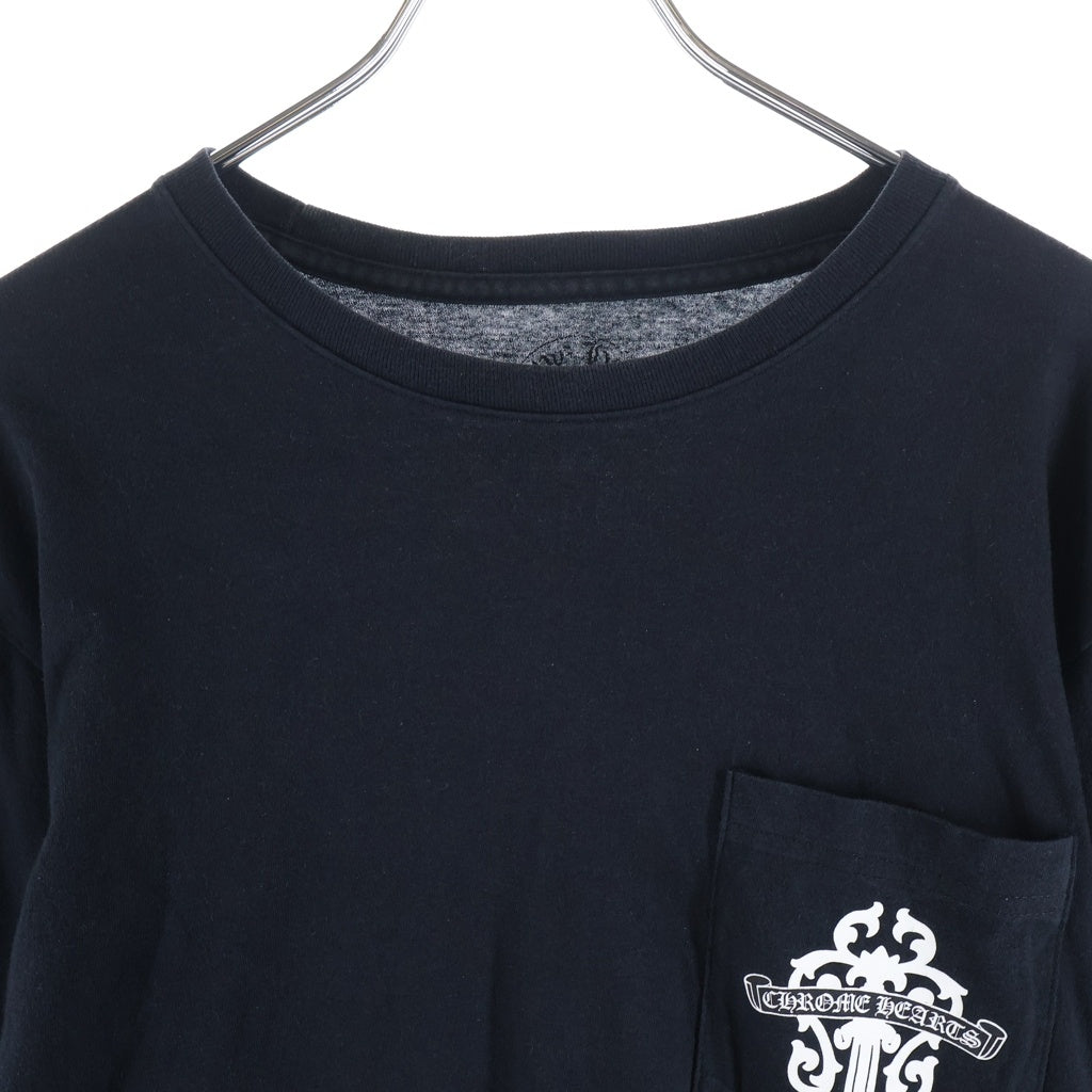 CHROME HEARTS(クロムハーツ) DAGGER LOGO L/S Tee ダガーロゴプリント 長袖Tシャツカットソー ブラック