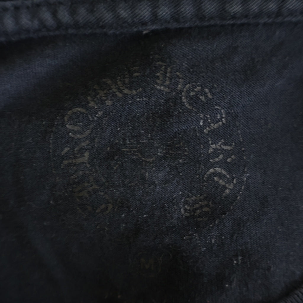 CHROME HEARTS(クロムハーツ) DAGGER LOGO L/S Tee ダガーロゴプリント 長袖Tシャツカットソー ブラック