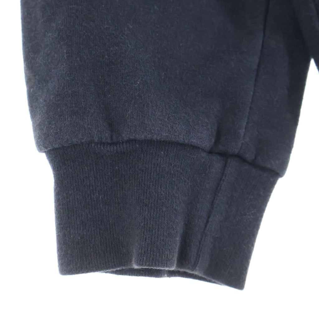 CHROME HEARTS(クロムハーツ) SCROLL LABEL SWTSHRT HD ZIP バックスクロールラベルプリント ジップアップパーカー ブラック
