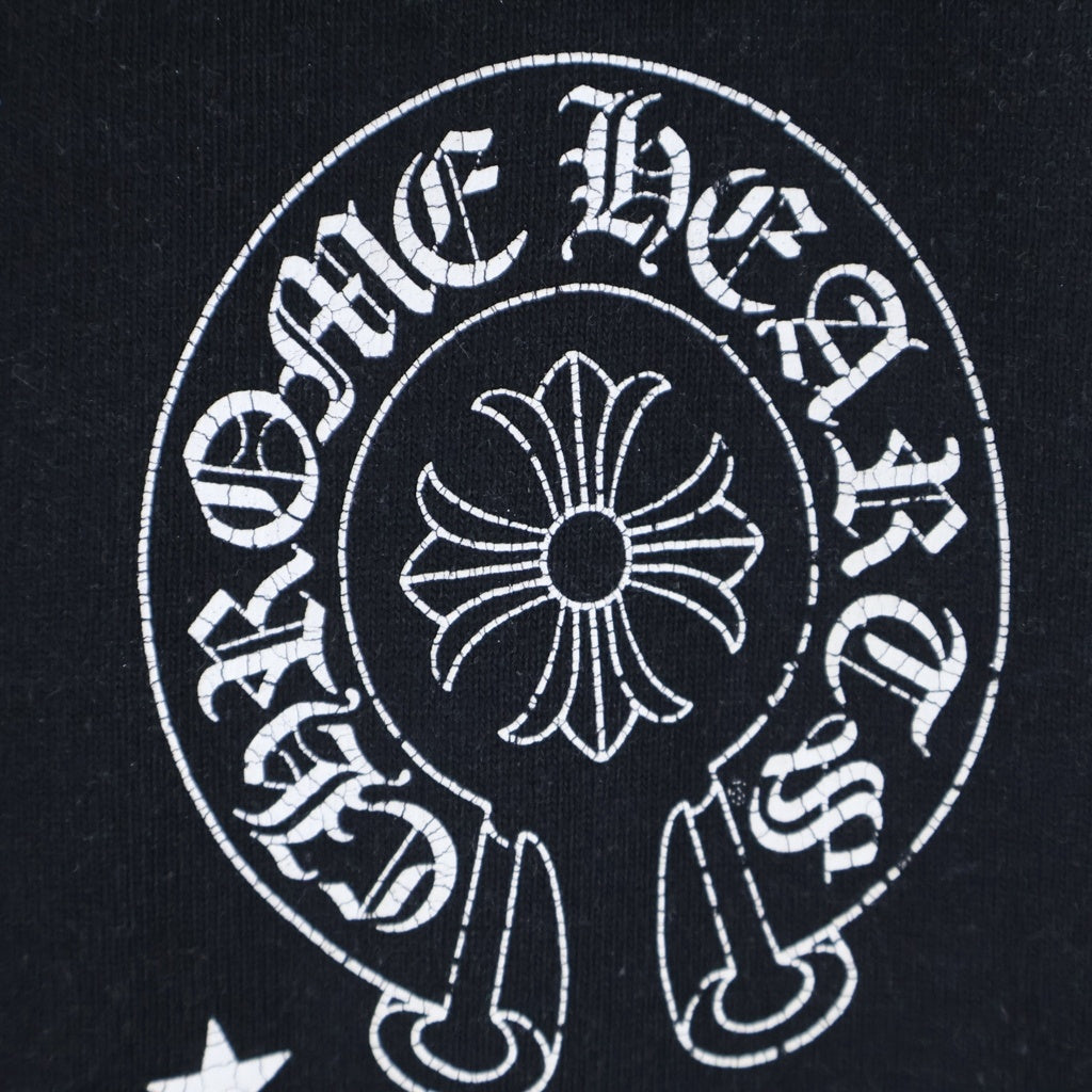CHROME HEARTS(クロムハーツ) STAR HORSESH SWTPANTS スター ホースシュープリント スウェットパンツ ブラック