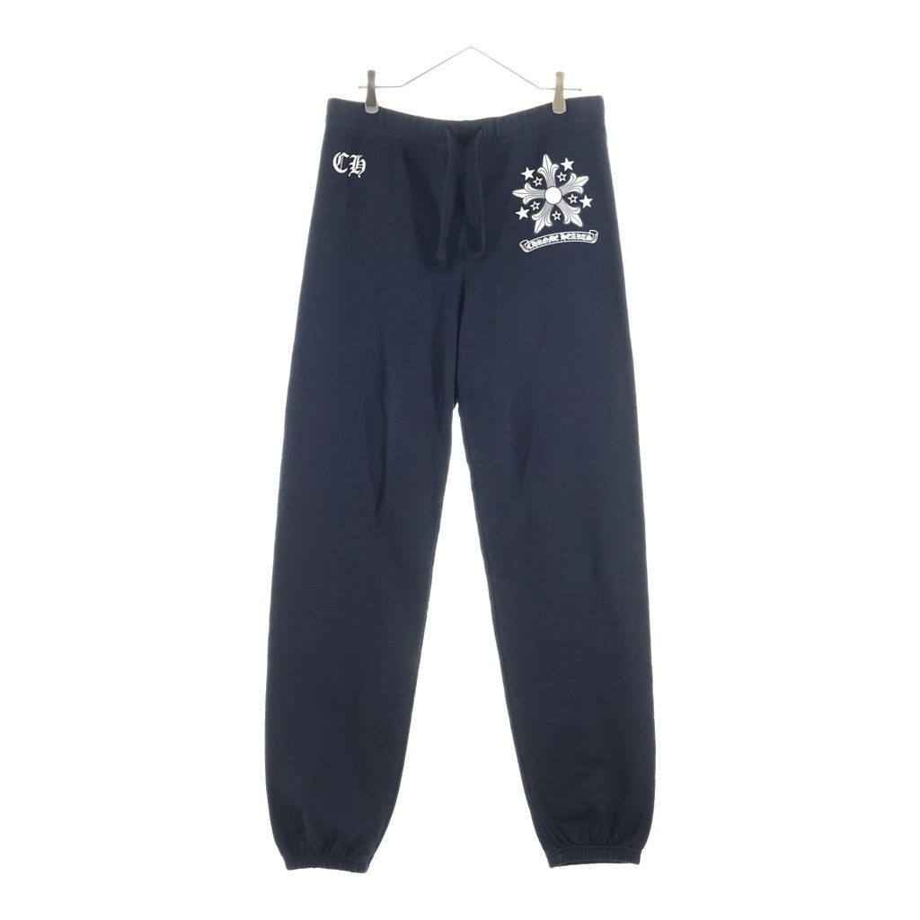 CHROME HEARTS(クロムハーツ) STAR CH CROSS SWTPANTS スターCHクロスプリント スウェットパンツ ブラック