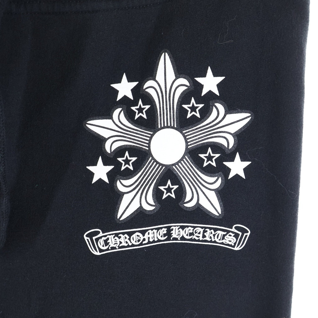 CHROME HEARTS(クロムハーツ) STAR CH CROSS SWTPANTS スターCHクロスプリント スウェットパンツ ブラック