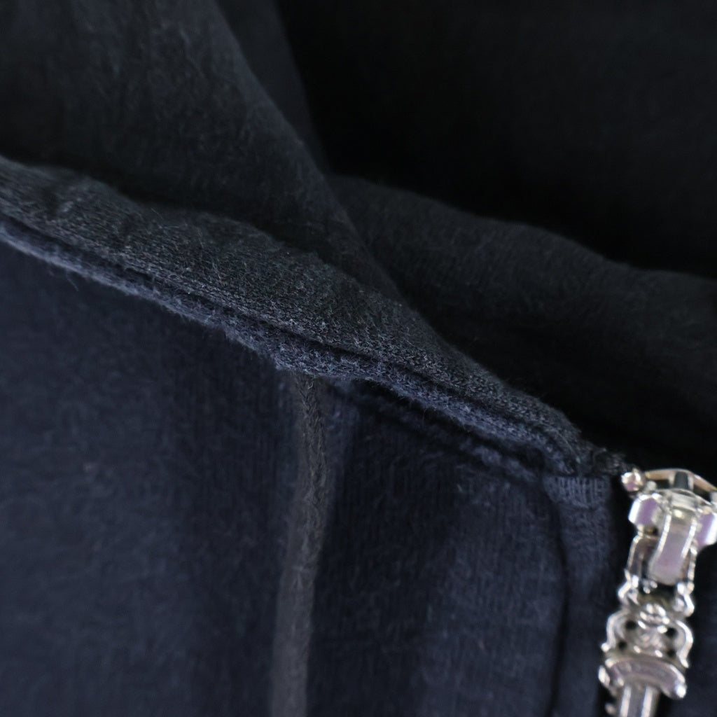 CHROME HEARTS(クロムハーツ) RS3 SWTSHRT HD ZIP バックRS3クロスプリント 裏地サーマル ジップアップパーカー ブラック