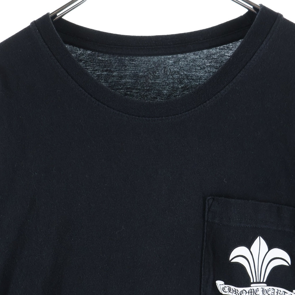 CHROME HEARTS(クロムハーツ) BS FLEUR L/S Tee BSフレアプリント 長袖Tシャツカットソー ブラック