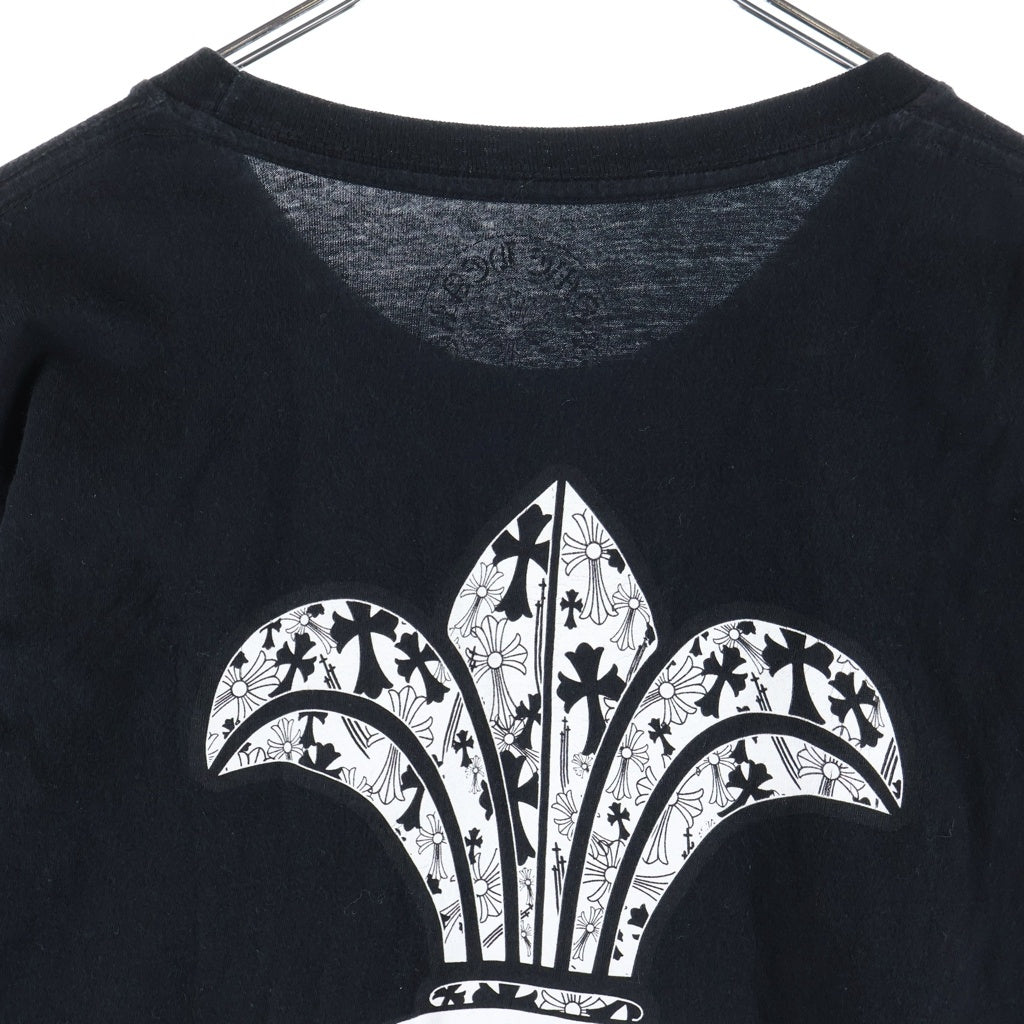 CHROME HEARTS(クロムハーツ) BS FLEUR L/S Tee BSフレアプリント 長袖Tシャツカットソー ブラック