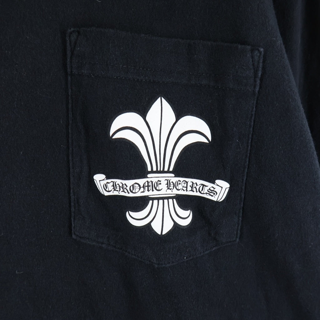 CHROME HEARTS(クロムハーツ) BS FLEUR L/S Tee BSフレアプリント 長袖Tシャツカットソー ブラック