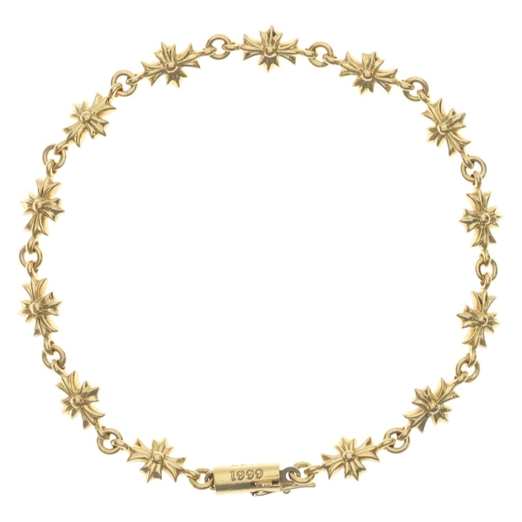 CHROME HEARTS(クロムハーツ) 22K TNY E CH PLS タイニーE CHプラス ブレスレット ゴールド BCA027 レディース