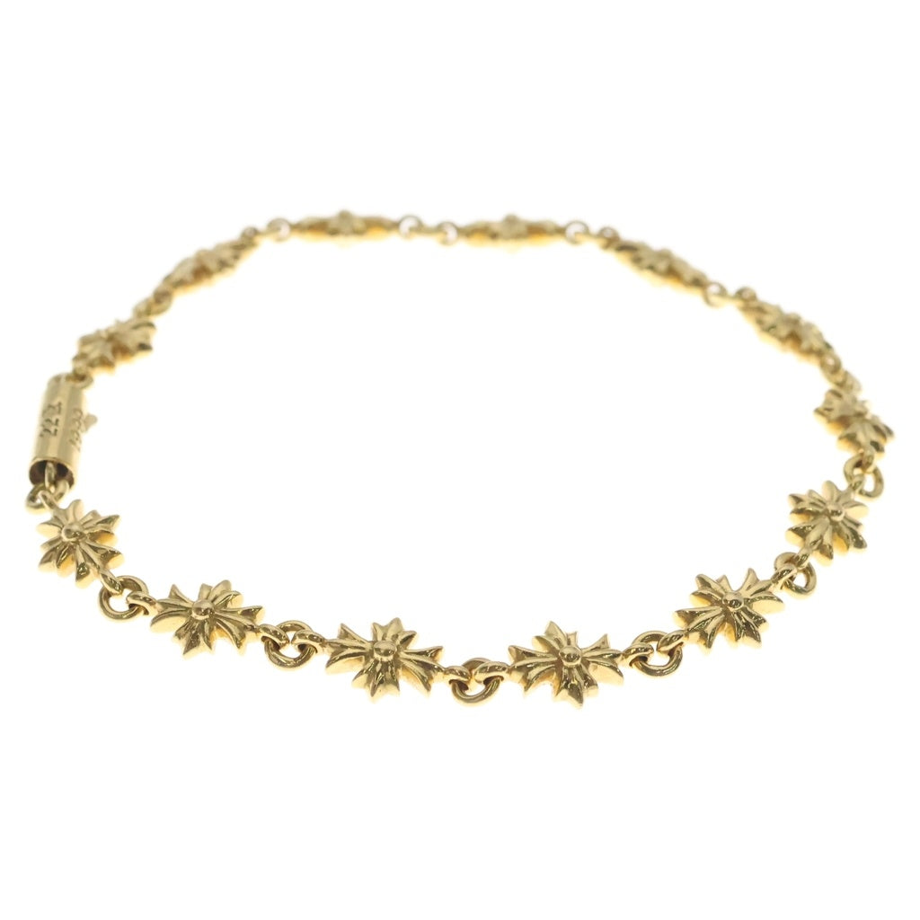 CHROME HEARTS(クロムハーツ) 22K TNY E CH PLS タイニーE CHプラス ブレスレット ゴールド BCA027 レディース
