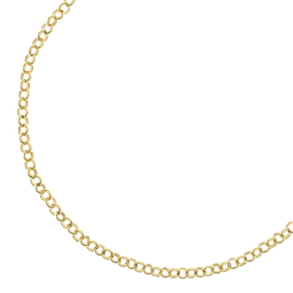 CHROME HEARTS(クロムハーツ) 22K NECKCHAIN R18 ロールチェーンネックレス 18inch ゴールド BCA010