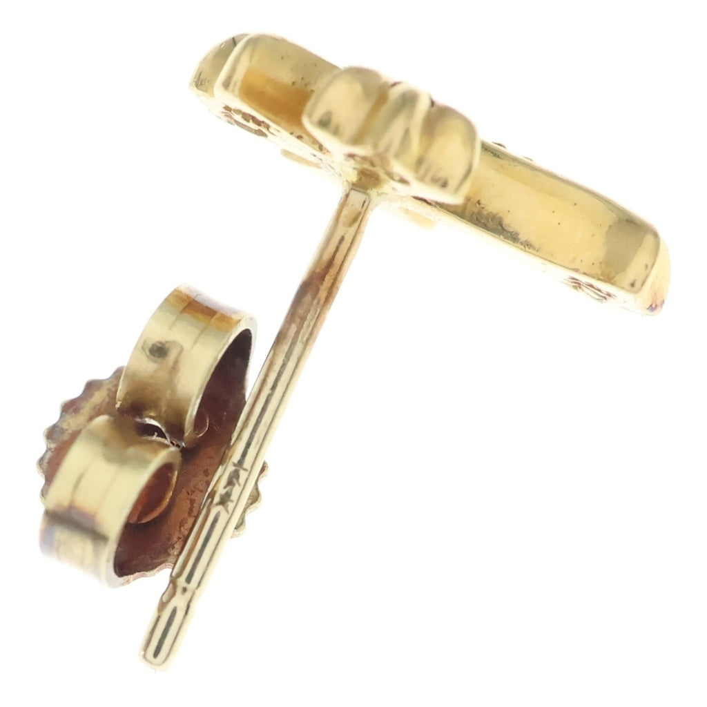 CHROME HEARTS(クロムハーツ) 22K CH CRS 2 FAT P/DIA CHクロス ファットスタッドピアス PAVEダイヤ ゴールド レディース
