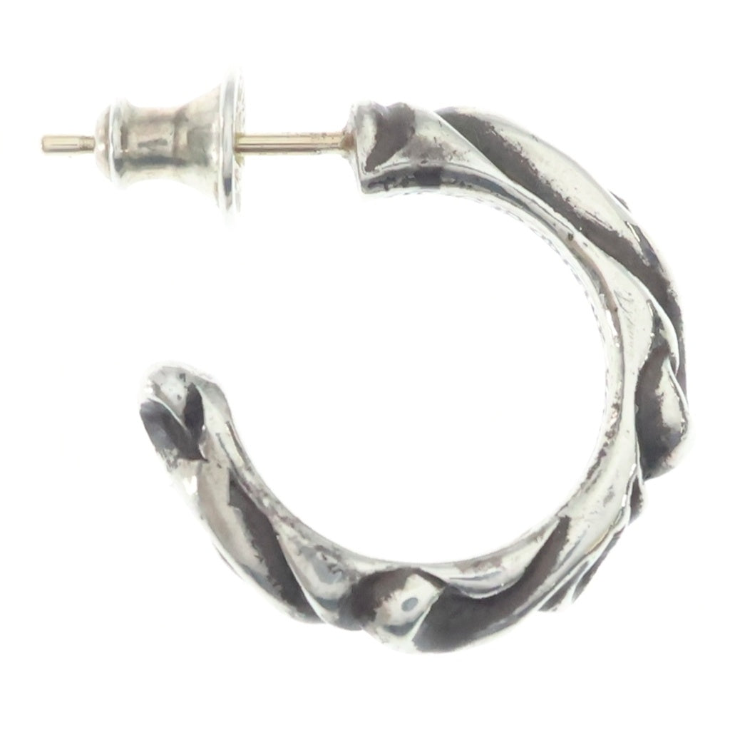 CHROME HEARTS(クロムハーツ) HOOP SCROOL スクロール フープピアス シルバー BCA102