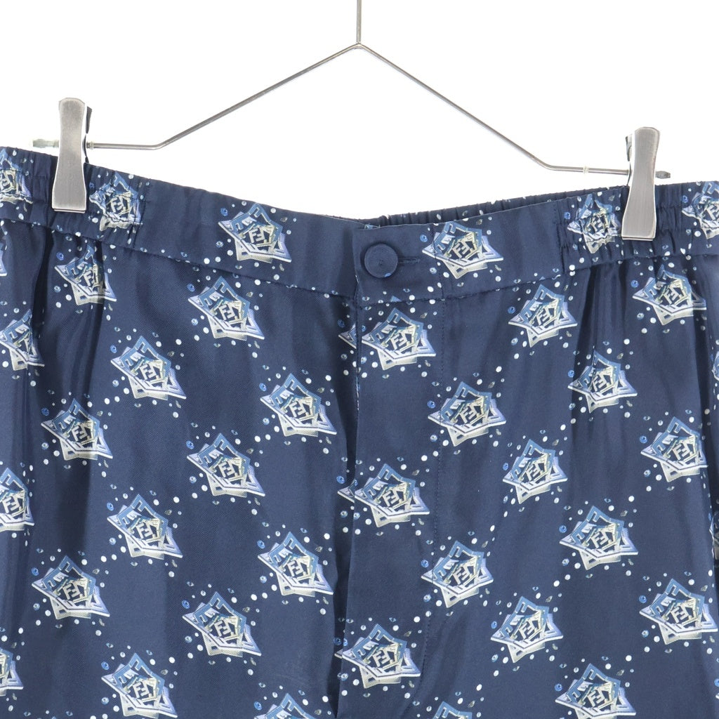 FENDI(フェンディ) Silk Graphic Print Pajama Pants シルクグラフィックプリントパジャマパンツ