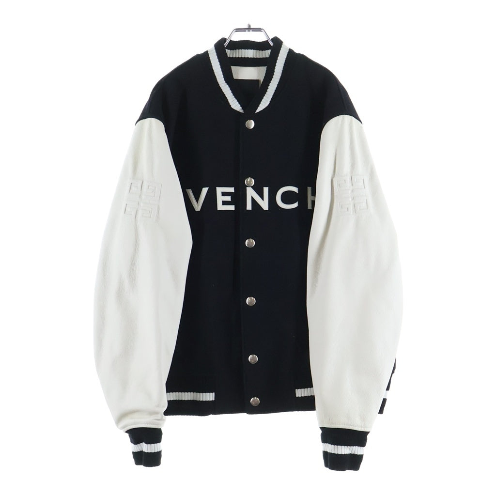 GIVENCHY(ジバンシィ) Varsity Jacket バーシティジャケット ブラック/ホワイト BM011S6Y16