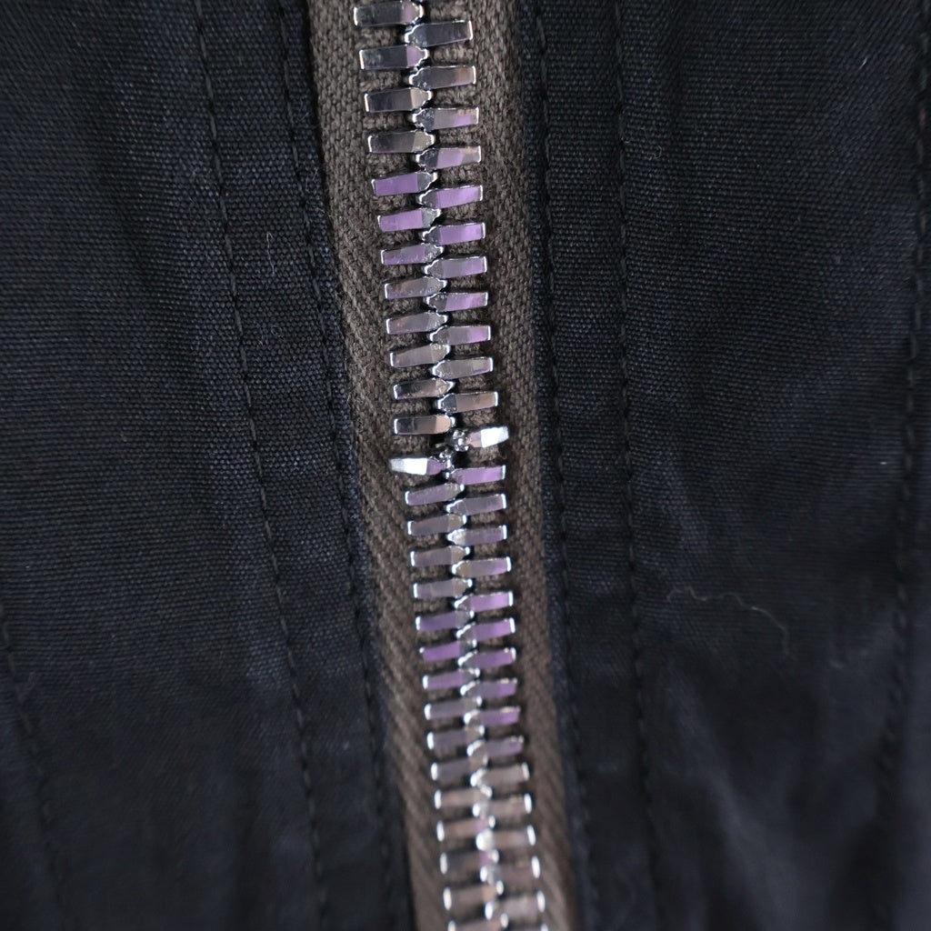 Rick Owens(リックオウエンス) 21SS SHORT GARY FLYGHTSUI ショート ゲイリー フライトスーツ オールインワン つなぎ ブラック RU21S6552-TE