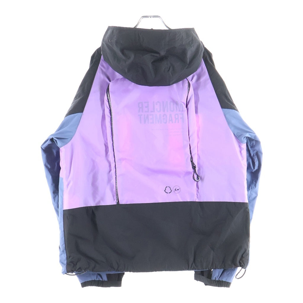 MONCLER(モンクレール) 20AW ×FRAGMENT DESIGN ジップアップマウンテンパーカー ブラック/パープル F209U1B70010