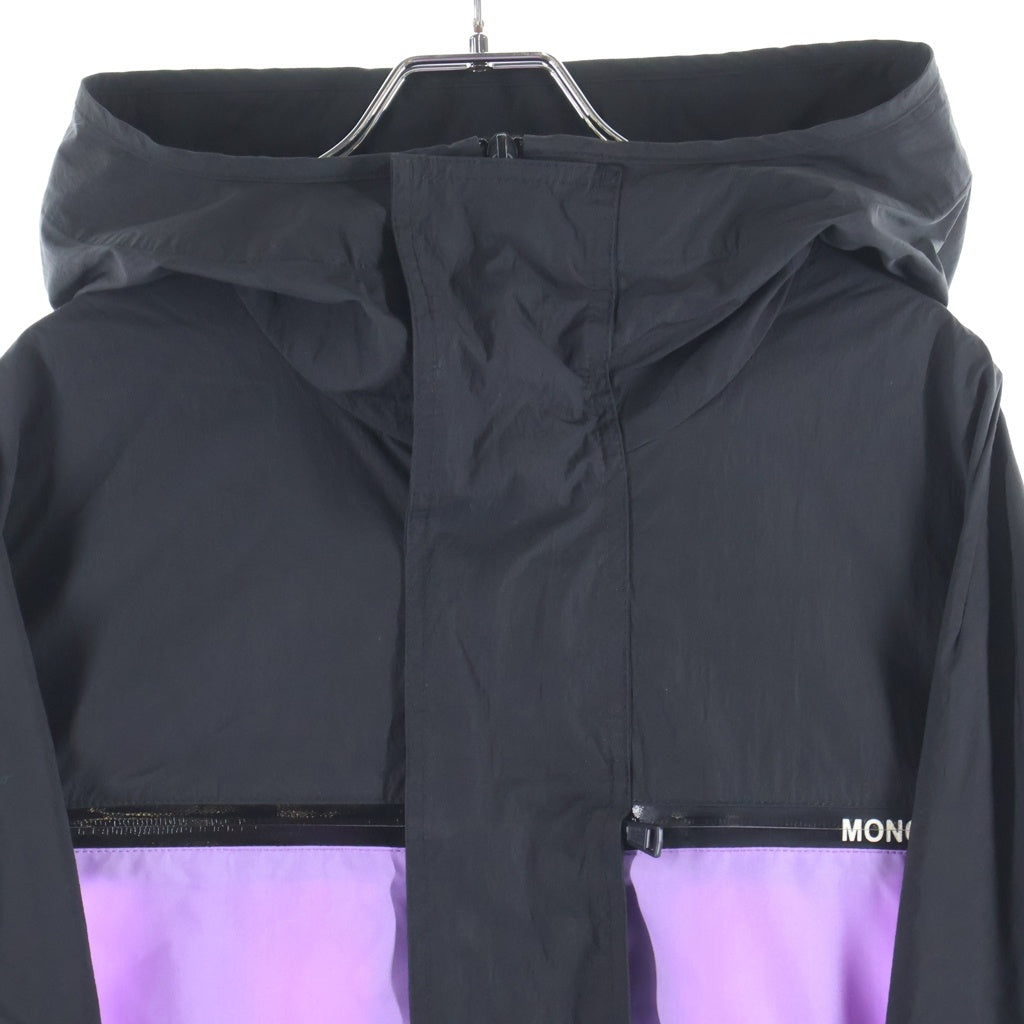 MONCLER(モンクレール) 20AW ×FRAGMENT DESIGN ジップアップマウンテンパーカー ブラック/パープル F209U1B70010