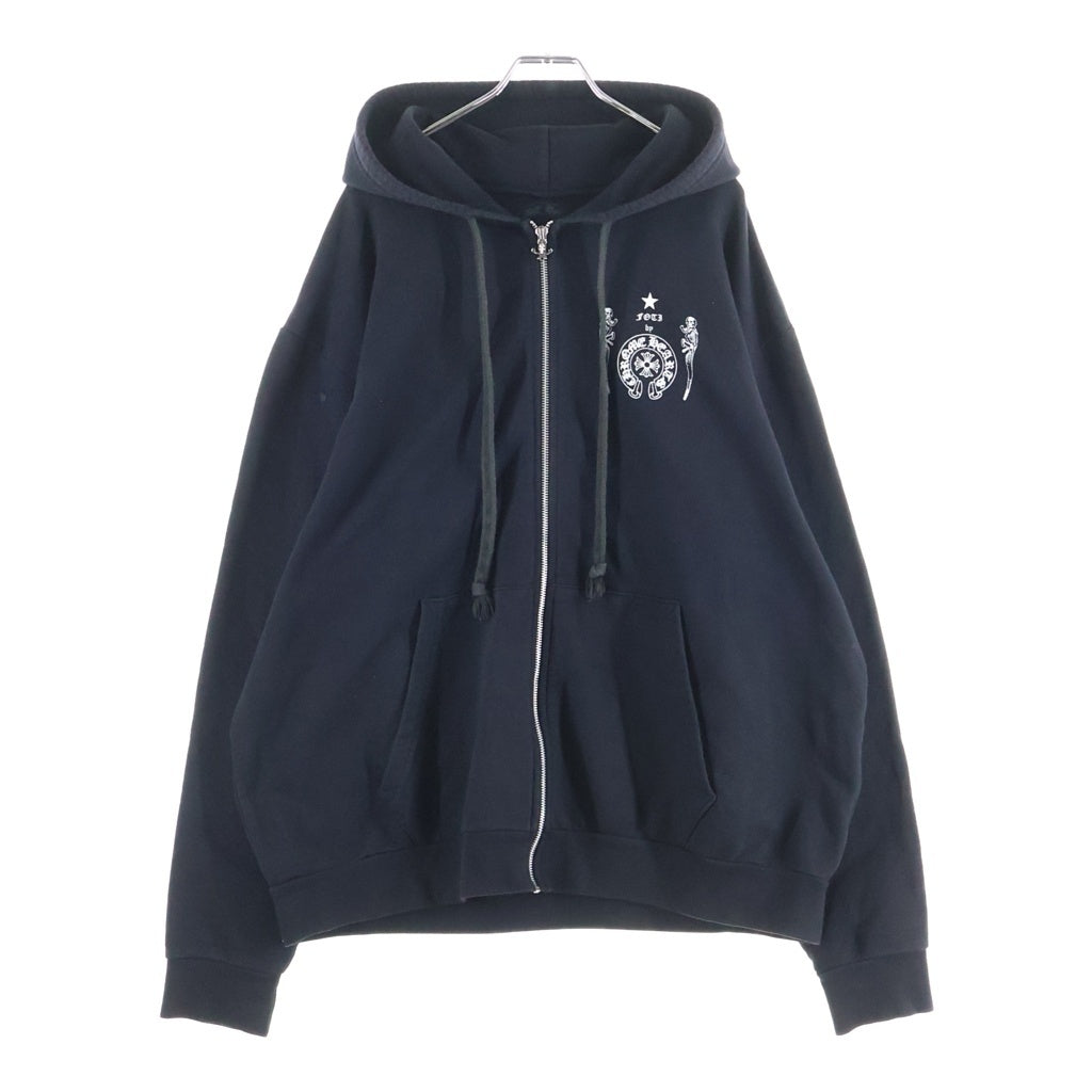 CHROME HEARTS(クロムハーツ) Foti Harris Teeter SWTSHRT HD ZIP フォティ ハリス ティーター ジップアップパーカー ブラック