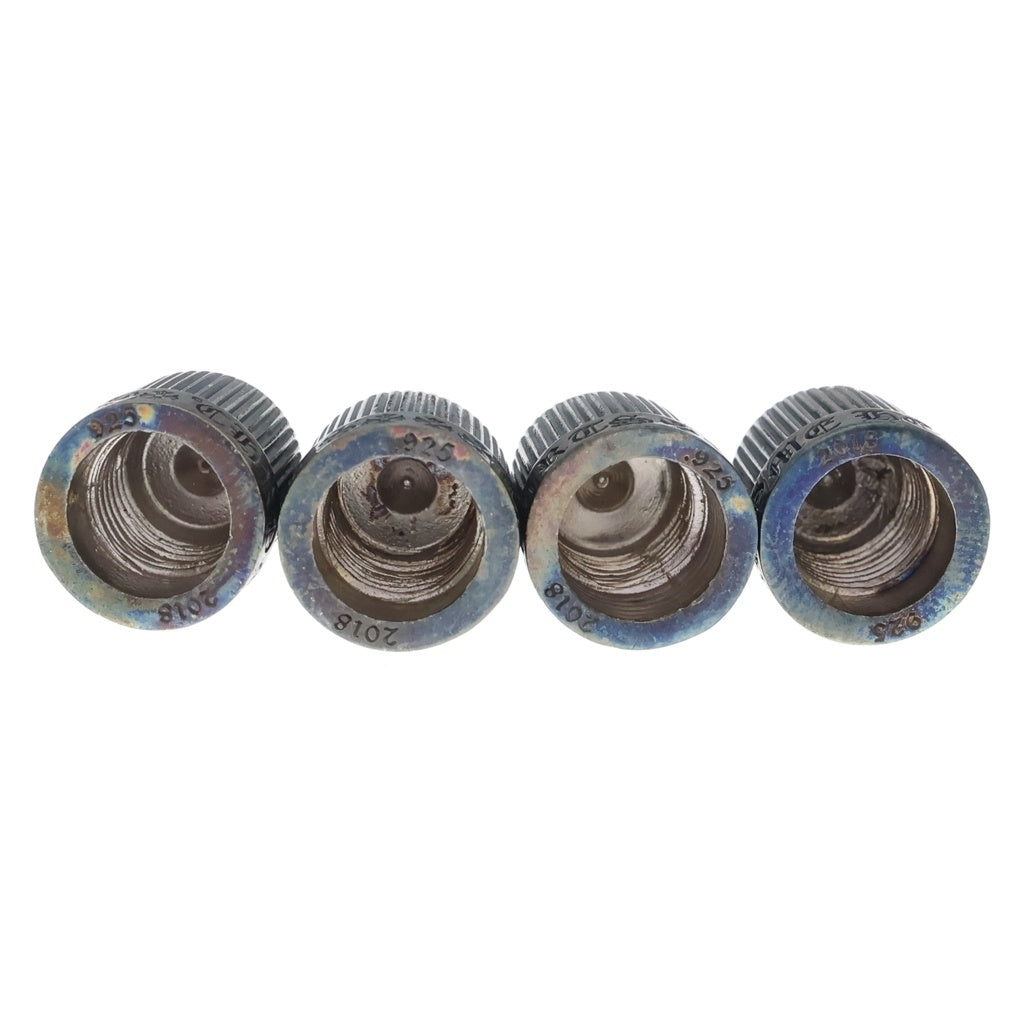 CHROME HEARTS(クロムハーツ) VALVE CAP バルブキャップ 2018年クリスマスノベルティ 4個セット シルバー