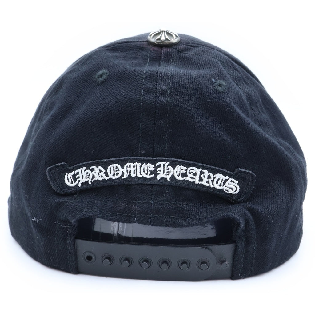 CHROME HEARTS(クロムハーツ) トラッカーキャップ ヴァインダガー スクロール 帽子 ブラック/オレンジ レディース