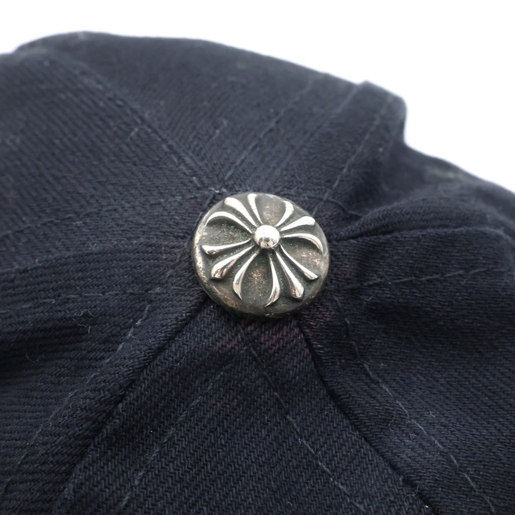 CHROME HEARTS(クロムハーツ) トラッカーキャップ ヴァインダガー スクロール 帽子 ブラック/オレンジ レディース