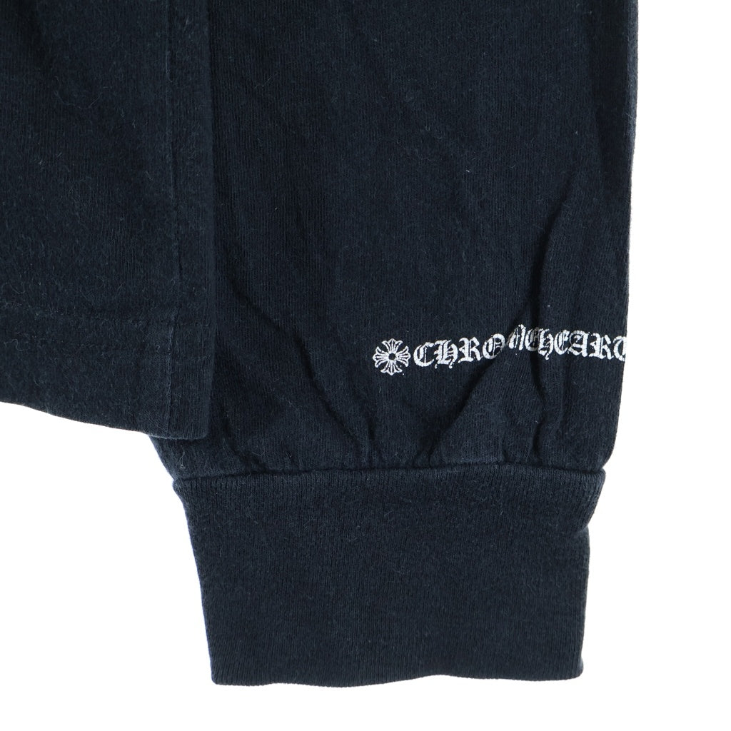 CHROME HEARTS(クロムハーツ) CH L/S 1 STAFF EXCLUSIVE ホースシュープリント長袖カットソー STAFF限定 ブラック/ブルー