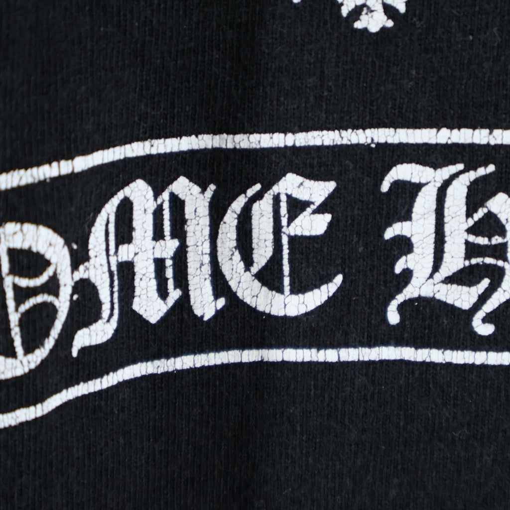 CHROME HEARTS(クロムハーツ) OLD CH PLUS L/S 1 STAFF EXCLUSIVE CHプラスプリント長袖カットソー STAFF限定 ブラック/ホワイト