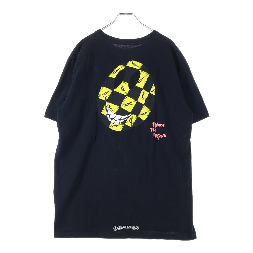 CHROME HEARTS(クロムハーツ) ×MATTY BOY PPO PRETENSE プリテンス クルーネック半袖Tシャツ ブラック