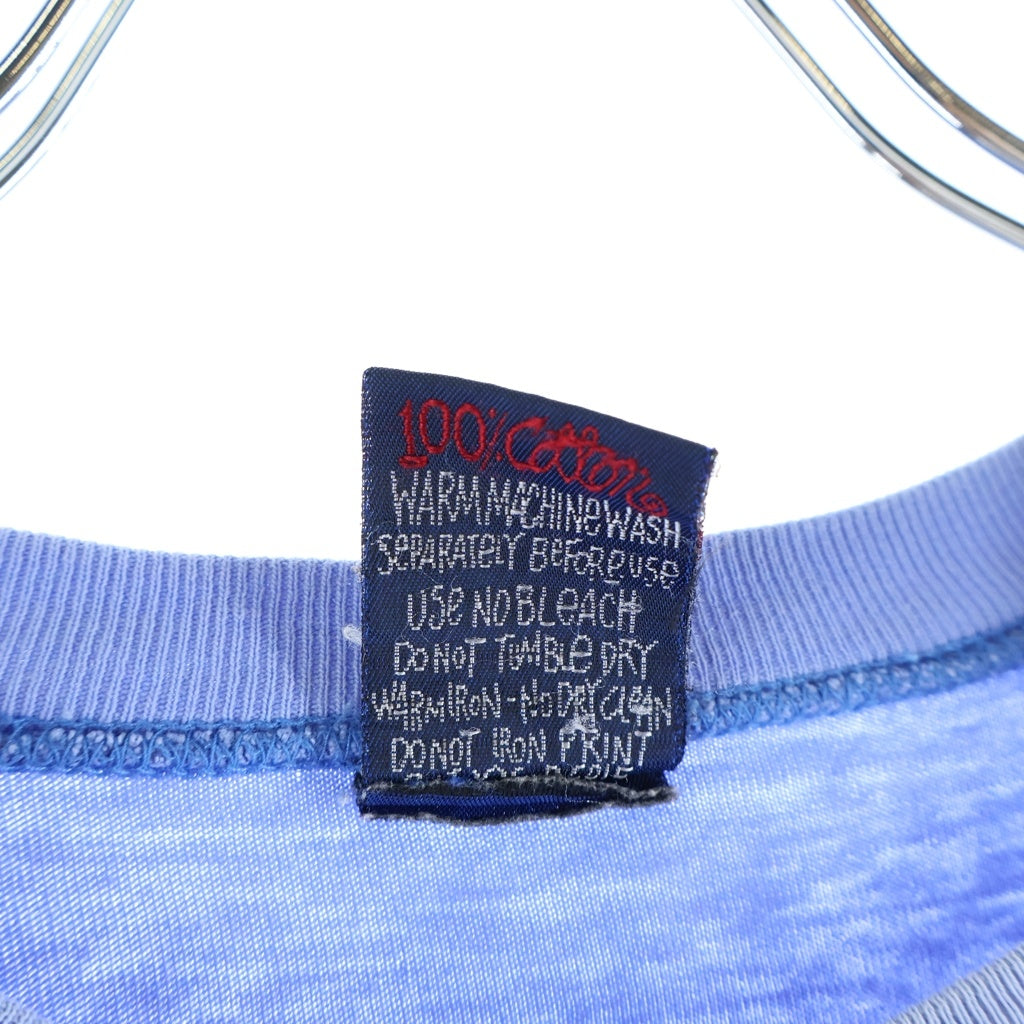 STUSSY(ステューシー) 90S OLD VINTAGE クラウン ロゴ 半袖Tシャツ 紺タグ ブルー