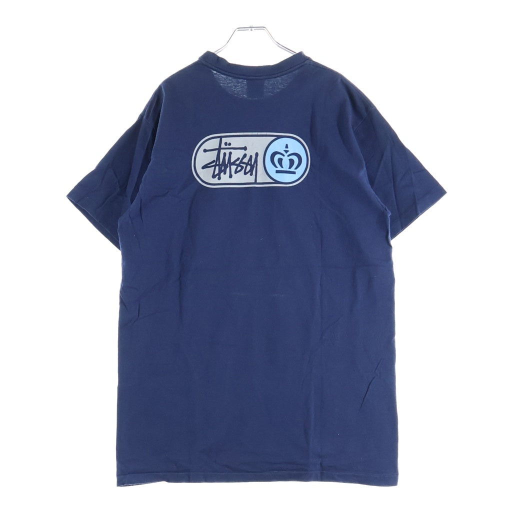 STUSSY(ステューシー) 90S OLD VINTAGE クラウン ロゴ 半袖Tシャツ 紺タグ ネイビー