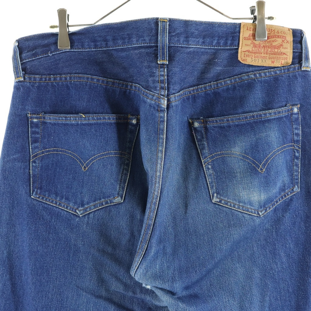 Levi's(リーバイス) 90S VINTAGE 501XX ボタン裏555 バレンシア工場 隠しリベット 赤耳 デニム インディゴ