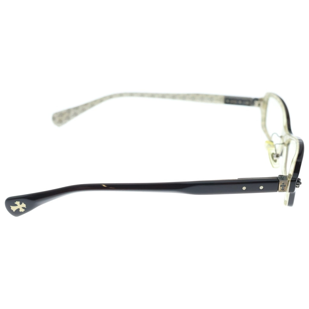 CHROME HEARTS(クロムハーツ) COOZE-A CHプラス ウェリントン アイウェア 眼鏡 メガネ ブラウン