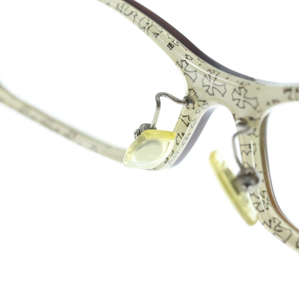 CHROME HEARTS(クロムハーツ) COOZE-A CHプラス ウェリントン アイウェア 眼鏡 メガネ ブラウン