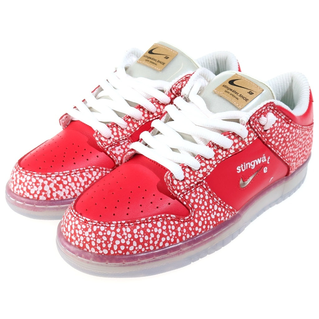 NIKE SB(ナイキエスビー) ×STINGWATER DUNK LOW OG QS スティングウォーター ダンク マジックマッシュルーム ローカットスニーカー US9/27.0cm レッド DH7650-600