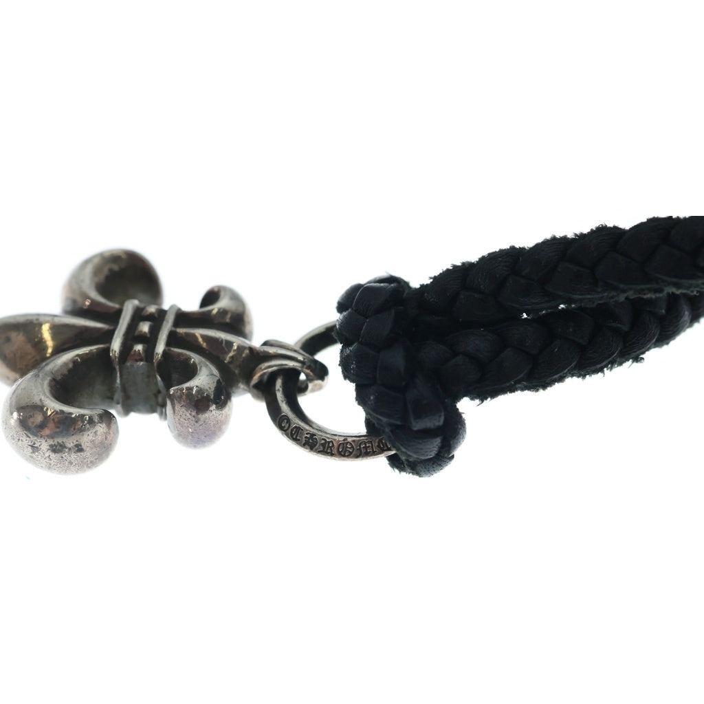 CHROME HEARTS(クロムハーツ) BS FLUER BSフレアペンダント ネックレストップ レザーブレイド シルバー