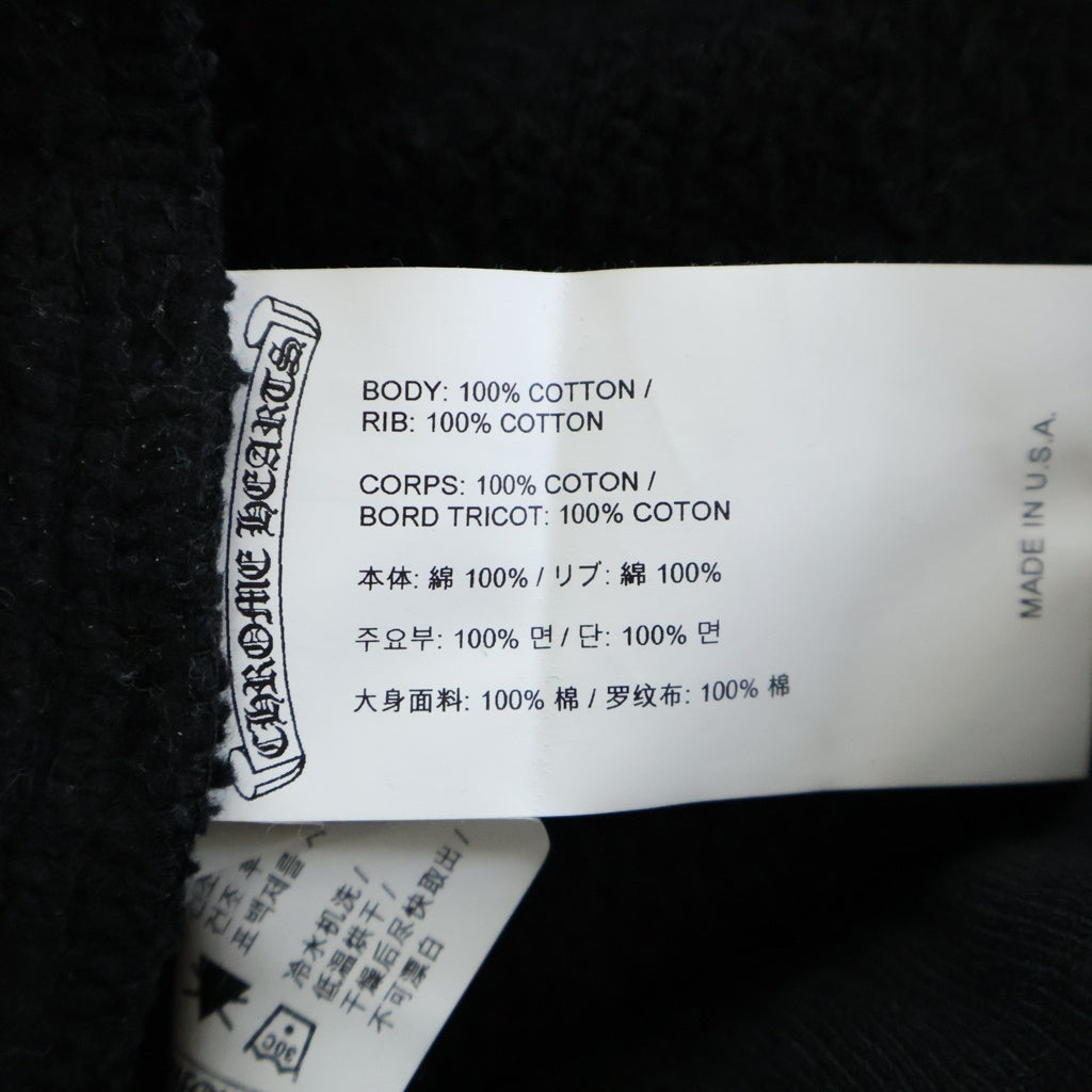 CHROME HEARTS(クロムハーツ) Y NOT SLO RIDE Logo Sweat Half Pants ワイノット スローライド サイドロゴ刺繍 スウェットハーフパンツ ブラック