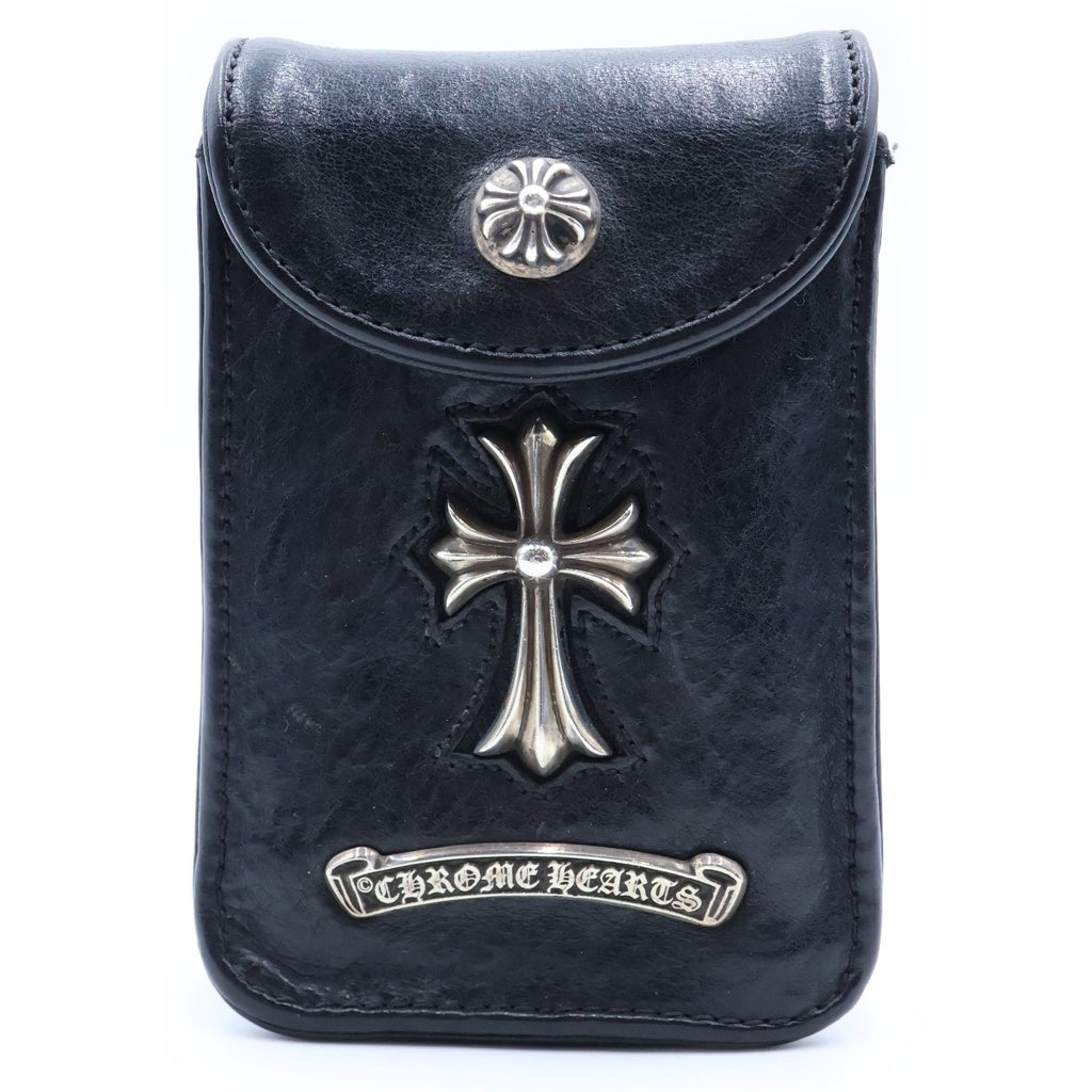 CHROME HEARTS(クロムハーツ) CH CROSS CIGARETTE CASE CHクロス シガレットケース 煙草入れ ブラック/シルバー